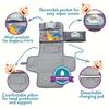 Portable Changing Pad For Baby Travel Baby Changing Pads For Moms Waterproof Changing Mat With Built-In Pillow, Storage Bag Set