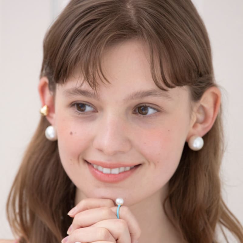 FANTASTIC PLANET Silver 925 Classic Pearl Earrings 8mm, 10mm, 12mm, 14mm, 16mm