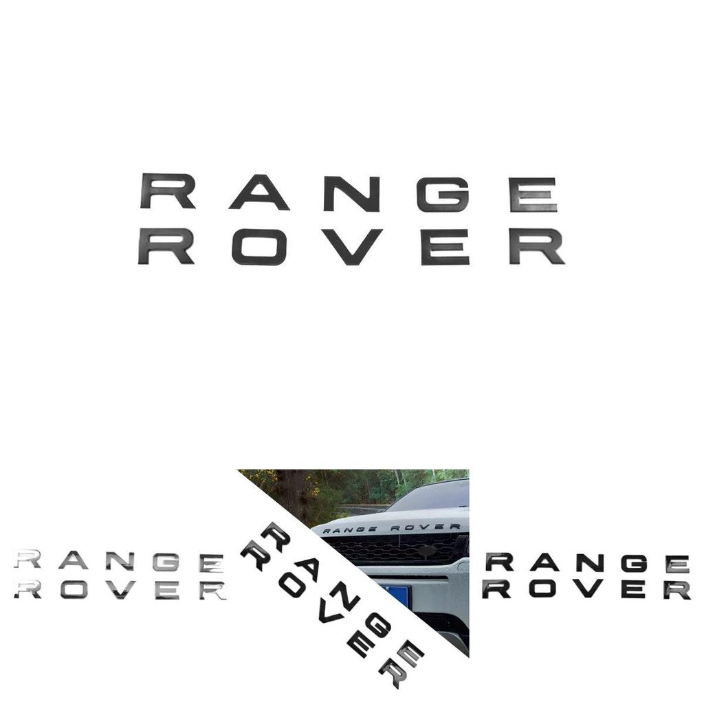 Range Rover Car Emblem Badge With Mirror Finish For Suv Decor