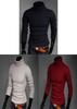 Usa Winter Men Slim Warm Knit High Neck Pullover Jumper Sweater Turtleneck Solid For Ultimate Comfort