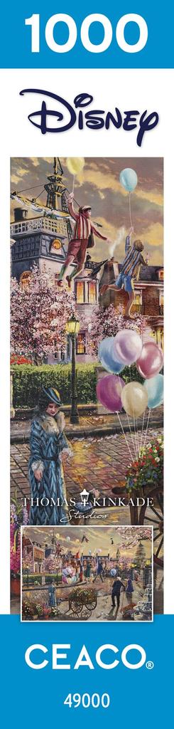 Ceaco Thomas Kinkade Disney Mary Poppins Returns 1000 Piece Jigsaw Puzzle - - - -