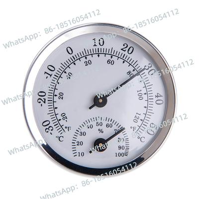5CM Small Dial Refrigerator High-precision Thermohygrometer Vehicle Temperature and Humidity Meter