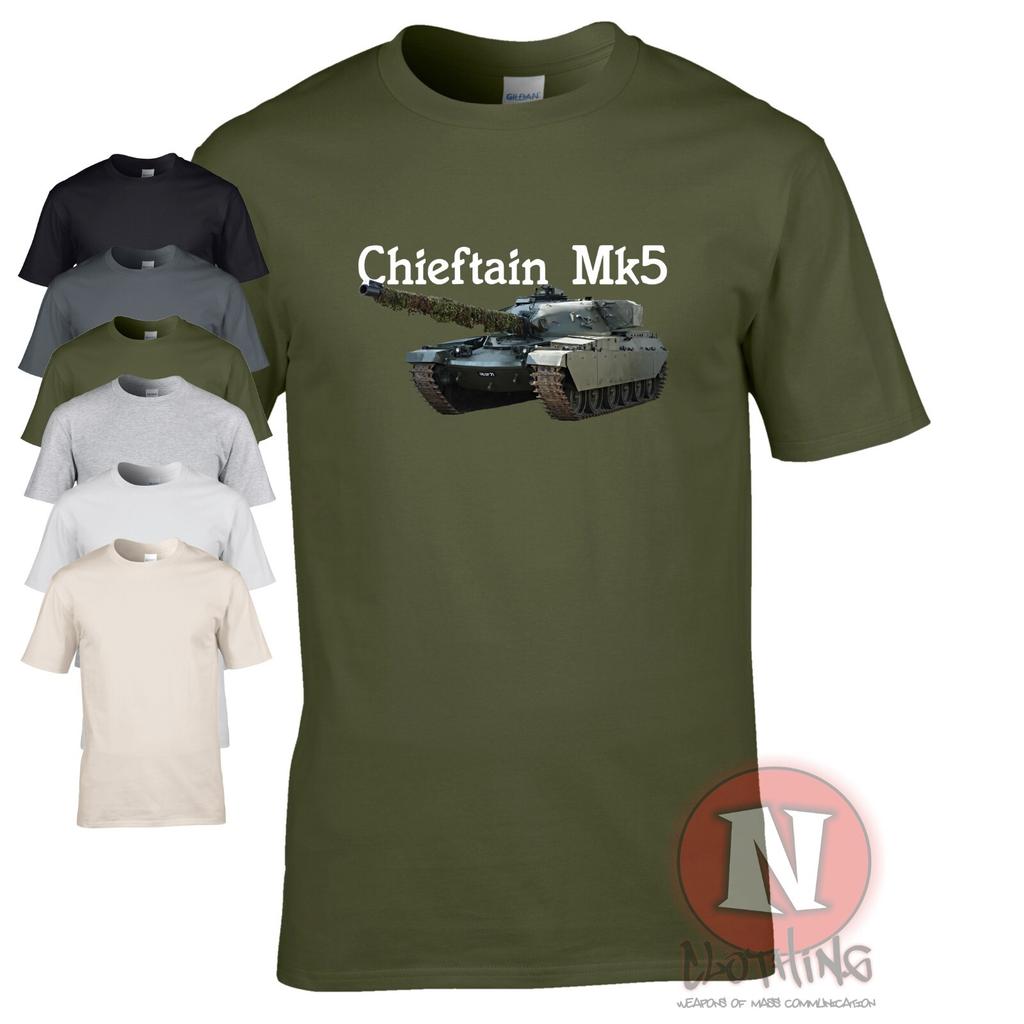 Chieftain Tank T-Shirt FV4201 Cold War British Army Mbt 1960 -90's Military