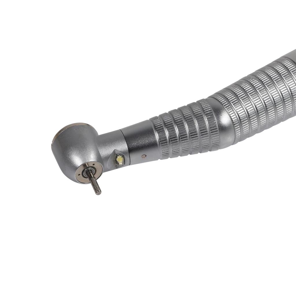 Zahnmedizinischer E-Generator Glasfaser LED Hochgeschwindigkeits-Druckknopf-Turbine Interne Dreifach-Wasserstrahl Große Leistung Handstück 2/4 Löcher