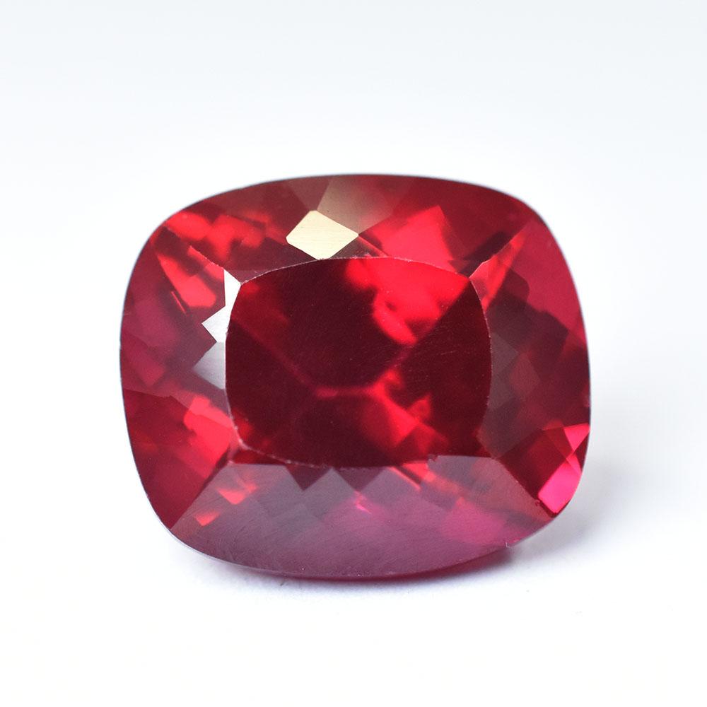 Natural Red Ruby Loose Gemstone 22.23 Ct Cushion Cut High Valuable for Jewelry Making and Crafts