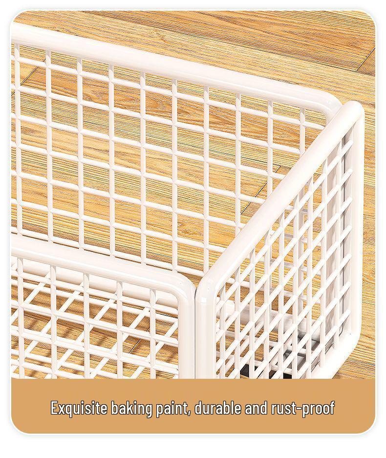 Mobilní úložný regál na batohy s kolečky - Kompaktní kancelářský vozík a organizér s košíky