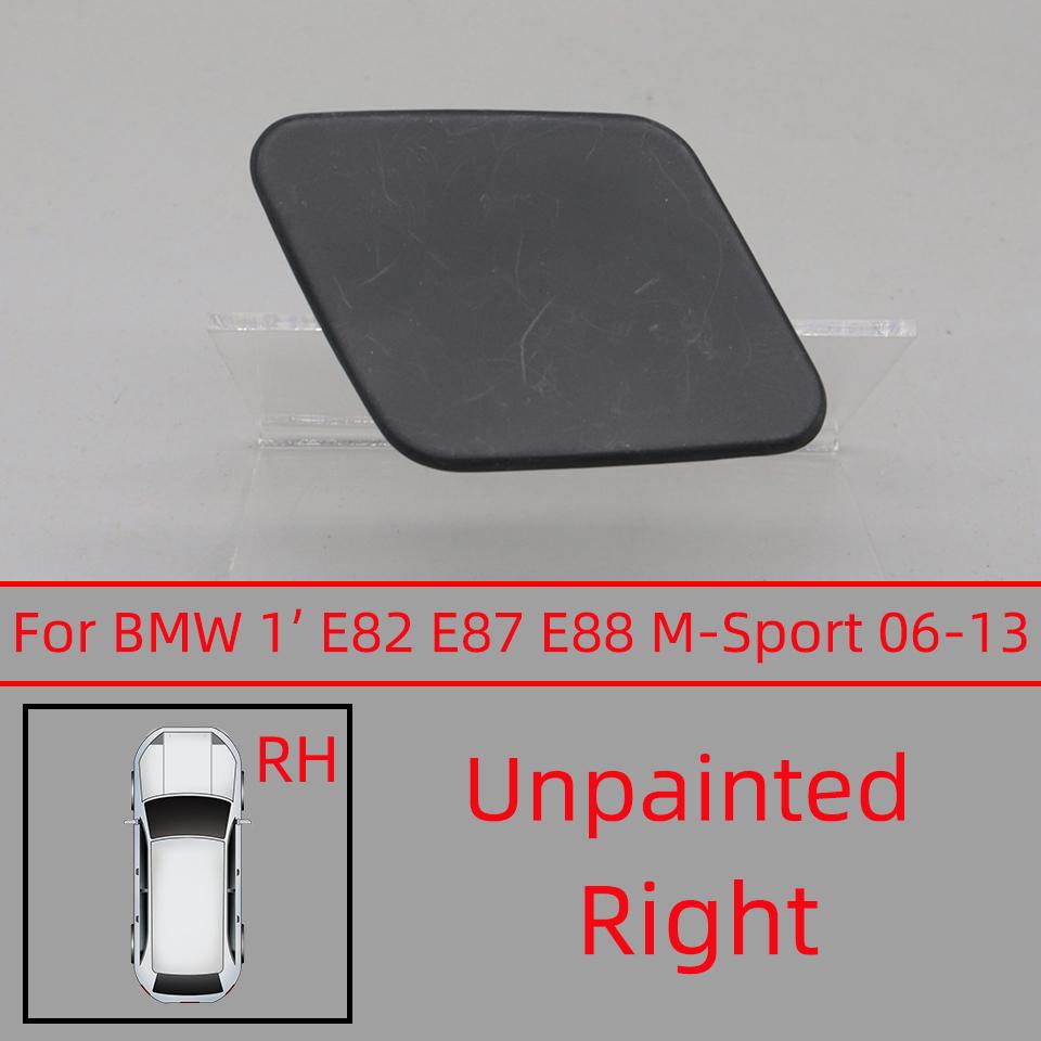 For BMW 1 Series E81 E82 E87 E88 LCI M SPORT 2005-2013 Front Headlight Headlamp Washer Nozzle Cover Cap 61677837431 61677837432