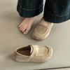 Fashion Retro Versatile One-pedal Lazy Shoes Women's 2025 Spring and Autumn New Outer Wear Fashionable Versatile Platform Single Shoes
