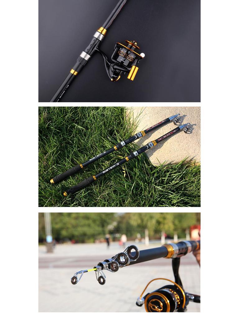 Meeresruten-Kombination: Kaufe eins, erhalte drei Angelruten & Ausrüstung für weite Würfe