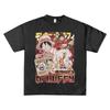 One Piece Monkey D Luffy Evolution Collage Cyber Y2K TShirt Men Women Cotton Anime Graphic Tee Casual Streetwear Loose Fit Top