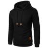 Men’s European & American Jacquard Knit Hooded Sports Top - Autumn/Winter