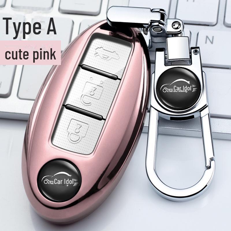 Wysokiej klasy obudowa pilota do samochodu Dongfeng Nissan Sylphy, Qijun, Teana, Qashqai, Tiida, Kicks.