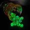 10pcs/pack Luminous Glass Balls Children Toys 12mm Cream Console Game Pinball Machine Cattle Small Marbles Pat Toy Beads