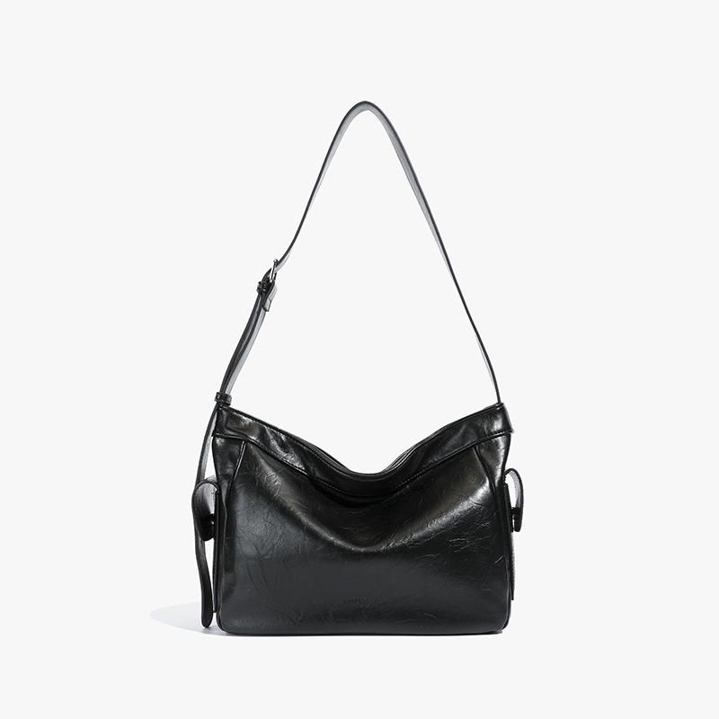 Korean Version Niche Design Large-capacity Simple Bucket Bag Women's 2025 Autumn and Winter New Fashionable Versatile Small Tote Bag