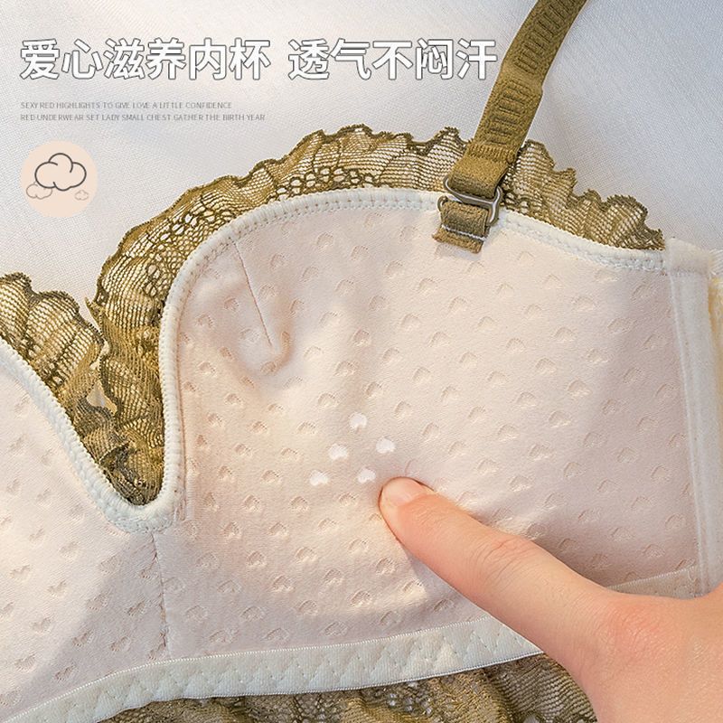 Sexy Damen BHs Kabellos Push Up Spitzen BHs Weibliche Unterwäsche Rückenfrei