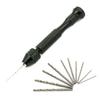 Craft Mini Manual Set 1 Drill For Sharp Hss Micro Mini Twist Drill Bits Epoxy Steel Pin Vise Hand Drill With 10 Drill Bi