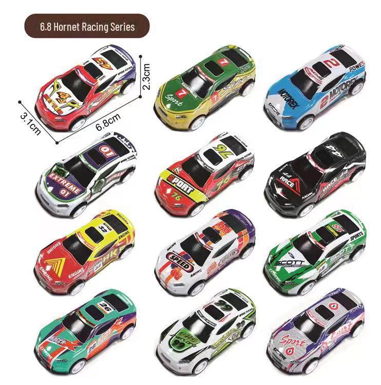 

6,8-дюймовая игрушечная гоночная машинка из сплава для детей - мини-машинка с инерционным механизмом