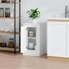 VidaXL White Buffet 37.5x35.5x67.5 Cm Engineered Wood 816200
