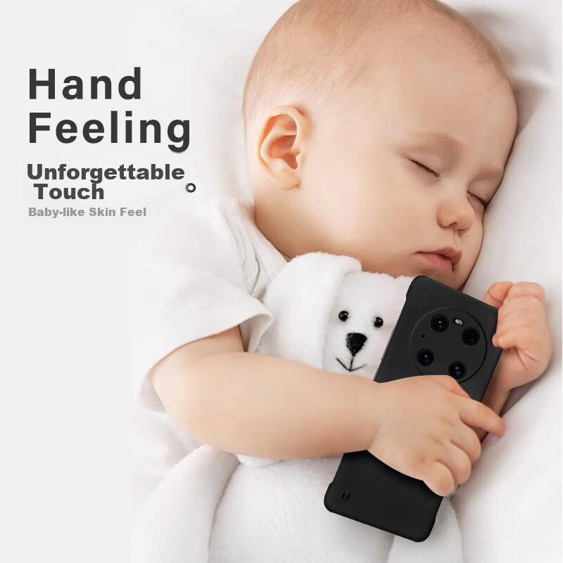 POZZO Ultra-Thin Matte Case for Huawei Mate40 Pro, Borderless with Shock Absorption And Heat Dissipation, Simple And Popular Style in Pearl White