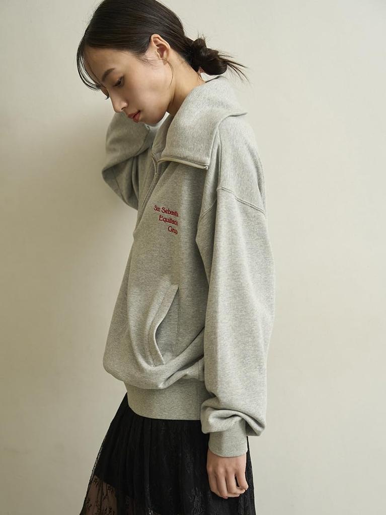 Snidel Skipper Logo Sweatshirt SWCT251153 Women's GRY