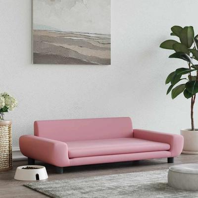 Vidaxl Dog Bed, Pink, 100X54X33 Cm, Velvety