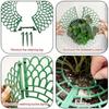 10pcs/set Strawberry Plant Support Plastic Garden-Tool Plant Growing Frame with Balcony Planter Tray for Vegetable Planting