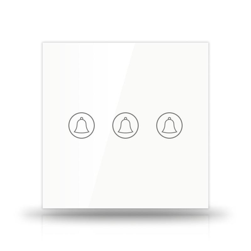 86-Type European-Standard British-Standard Flame-retardant Fire-resistant Brass Phosphorus Copper Doorbell Switch