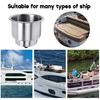 Stainless Steel Cup Drink Holder for Boat Universal Drink Bottle Can Cup Holder