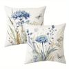 Kissenbezüge, Zarte und ruhige florale Dekoration Kissenbezüge, Für Veranda Terrasse Couch Sofa Wohnzimmer Ohne Kissenfüllung