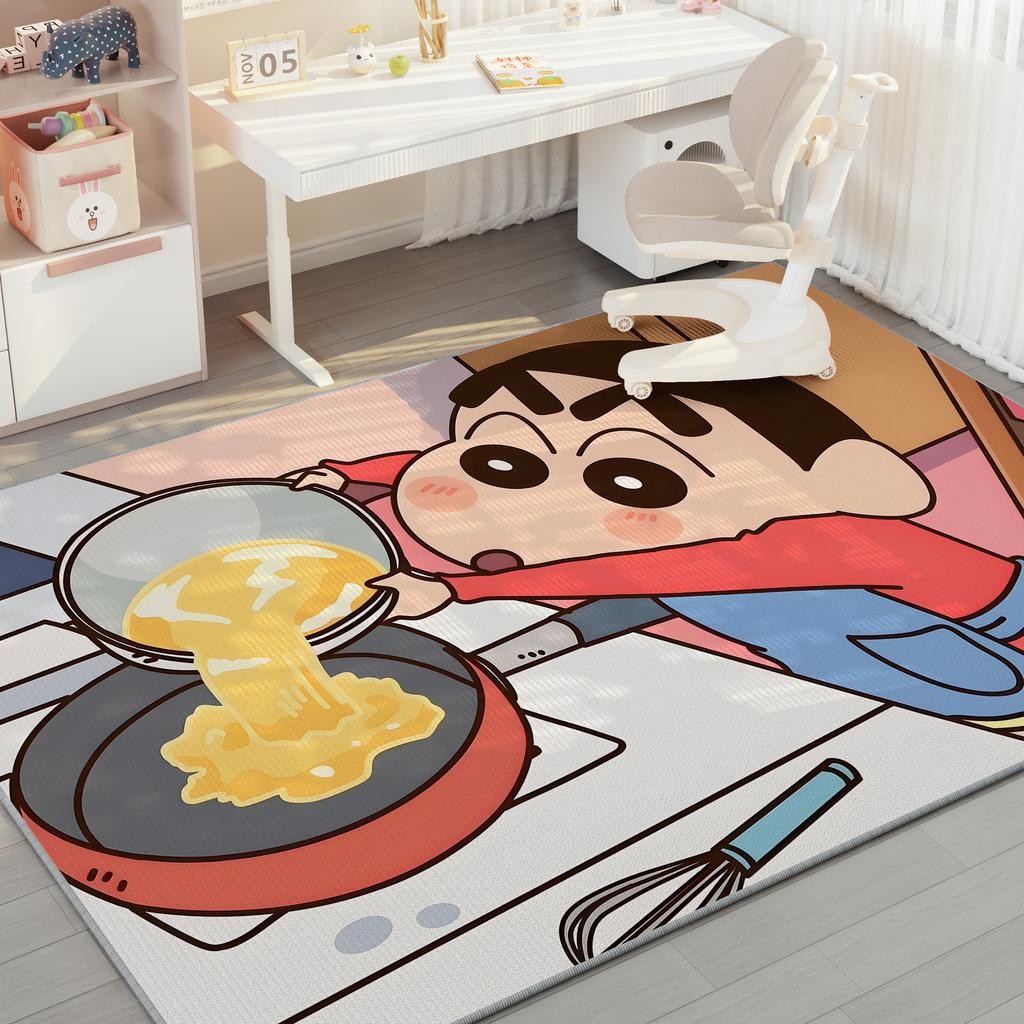  Crayon Shin Chan Children Room Computer Chair Carpet Men Girls Bedroom Study Desk Swivel Chair Mat Reading Area Floor Mat