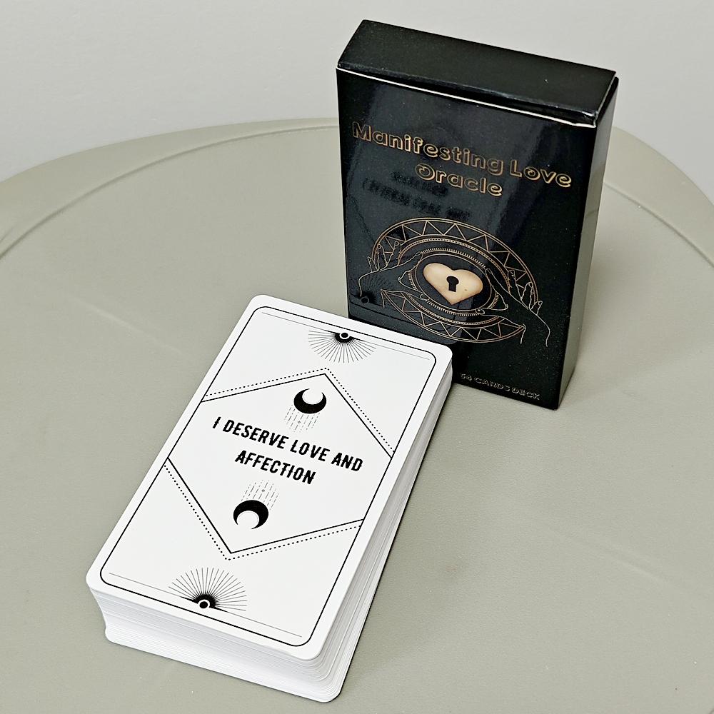Manifesting Love Affirmation Cards 10.3*6cm - Affirmation Deck To Manifest Your Soulmate & Attract Love 54 Pcs Cards