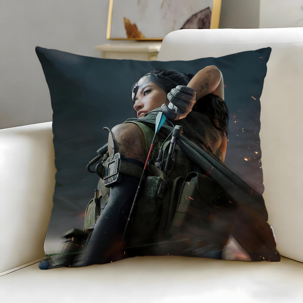 classic game Delta Force Cushion Cover Soft  EasyWash Pillow Case  Versatile for Couch Bed Travel and Office