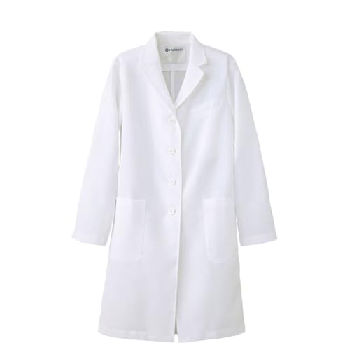 

Nursery Daily Doctor Coat, Lightweight, Wrinkle-Resistant, and Comfortable for Hot Weather, Medical White Coat for Men and Women, Size LL, White, 9342