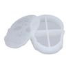Storage Box Silicone Mold Skull Shape Easy Demolding Epoxy Resin Mold with Lid for DIY Cosmetic Jewelry Storage Box