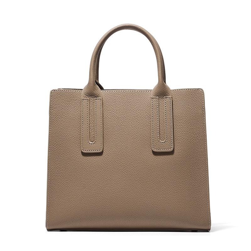 Leather Women's Bags, Simple Handbags, Commuter Fashion Bags, Tote Messenger Bags, Shoulder Bags, Women's Cowhide New Models