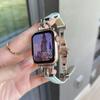 Women Leather Bracelet for Apple Watch Ultra 2 49mm 10 42mm 46 Butterfly Buckle Band for iWatch 9 8 7 6 SE 5 41mm 45mm 38 40 44