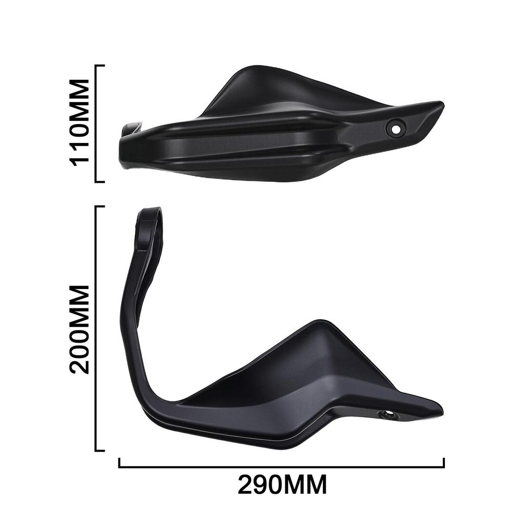 XL750 Motorcycle Handguards - Black PP Iron Bracket, Wear & Scratch-resistant, Durable Accessories