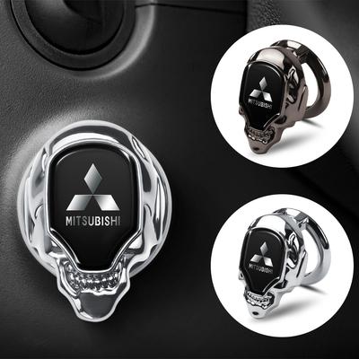 Auto Styling Motor Ontsteking Eén-knops Startknop Metaallegering Sticker Voor L200 ASX Pajero Sport Outlander Xpander