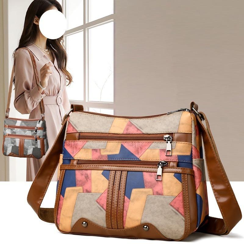 Crossbody-Tasche mit großem Fassungsvermögen und mehreren Fächern