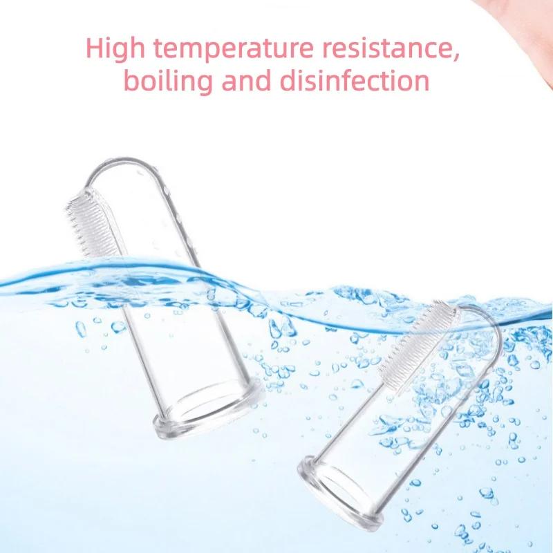 Ultra Soft Silicone Finger Toothbrush for Dog Cats Remove Plaque Tartar Puppy Kitten Teeth Cleaning Dental Care Oral Hygiene Pet