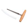 Practical Luthier Repair Tool Violin Peg Hole Reamer for W/ Taper Wood Handle for 3/4 4/4 Violin Making Tool Stainless S