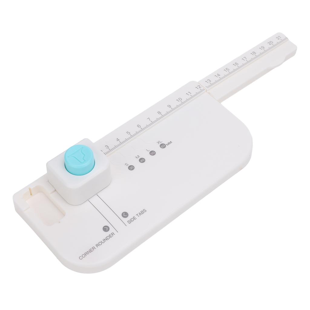 Tab Puncher for Paper Crafts Multifunctional File Hole Divider Punch Board 4 Sizes Labels for Scrapbooking