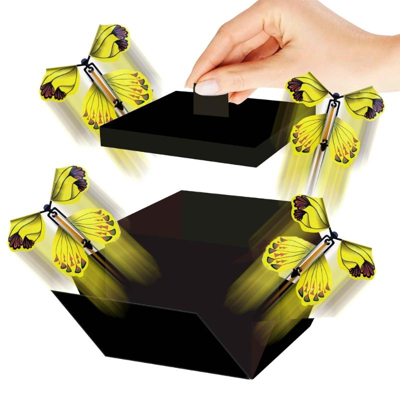 Explozivní krabička s motýly Motýlí dárková krabička Krabička se překvapením s létajícími motýly pro narozeninové dárky a párty drobnosti