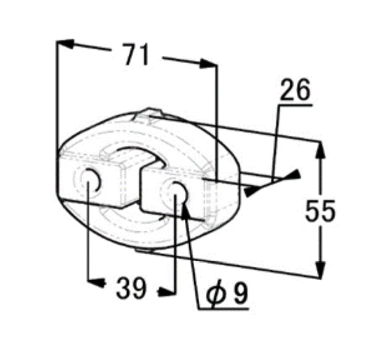 Ono Rubber Muffler Support Cushion DH-2218 17567-B2020