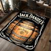 Jack Daniel's Whiskey  Carpet Office Decorative Carpet For Living Room Bedroom Door Mat Floor Rug Computer Chair Area Rug
