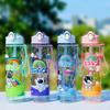 Water Cup Astronaut Portable Children's Cartoon Rope Lock Straw High Value Plastic Cup