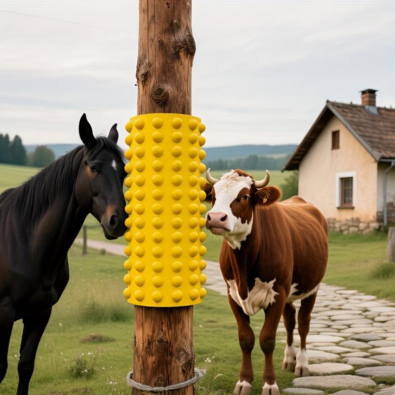 Horse Scratching Pad Set - Integrated Livestock Scratching & Massage Solution, Economical DIY Horse Scratching Post