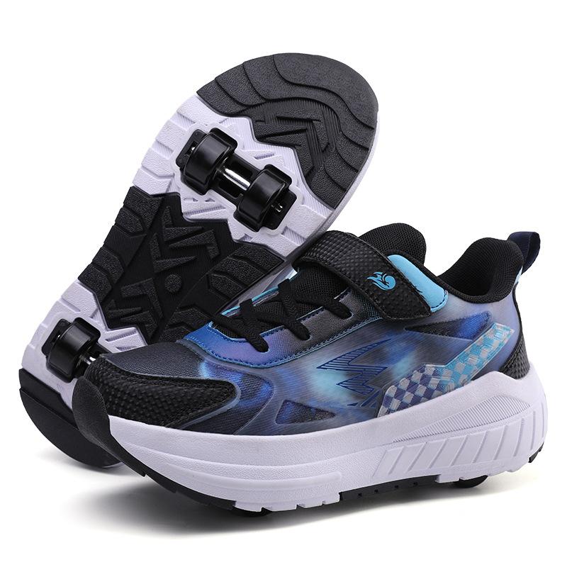 

Теннисные ролики детские студенческие кроссовки для бега быть невидимыми колесами обувь подростковые двойные колеса девочка слип 39