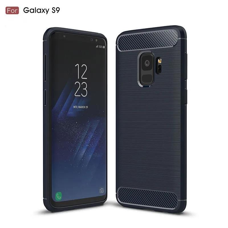 Luxuriöse, matte Hülle für Samsung Galaxy S9, stoßfeste, weiche Telefonhülle für Samsung S9, stoßfeste Silikonhüllen