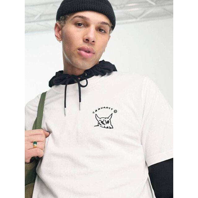 

Белая футболка Carhartt WIP new frontier